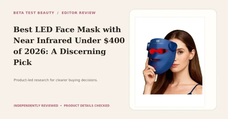 Best LED Face Mask with Near Infrared Under $400 of 2026: A Discerning Pick