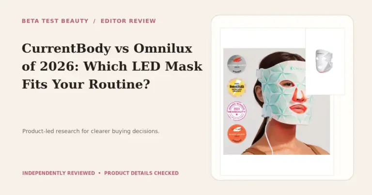 CurrentBody vs Omnilux of 2026: Which LED Mask Fits Your Routine?