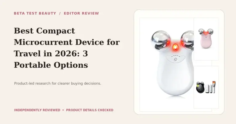 Best Compact Microcurrent Device for Travel of 2026: Top 3 Portable Picks