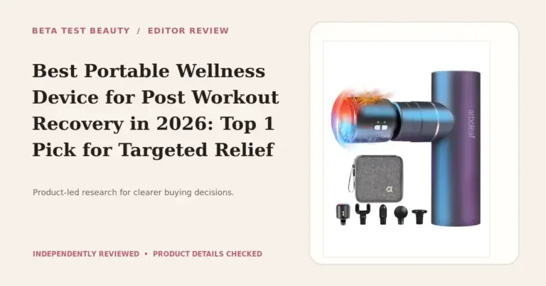 Best Portable Wellness Device for Post Workout Recovery in 2026: Top 1 Pick for Targeted Relief