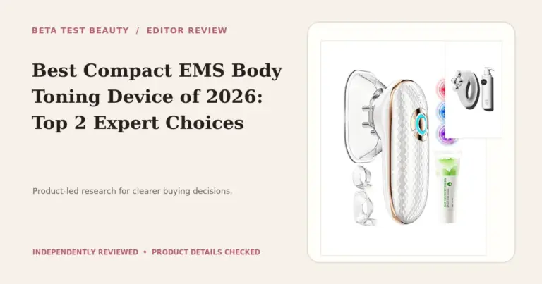 Best Compact EMS Body Toning Device of 2026: Top 2 Expert Choices