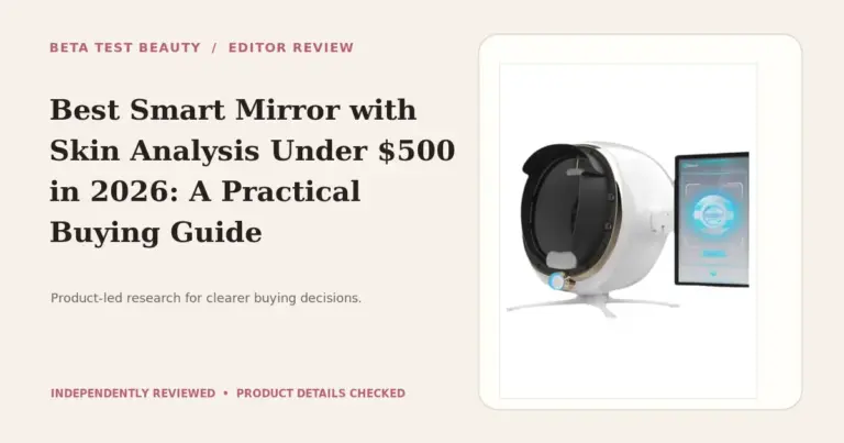 Best Smart Mirror with Skin Analysis Under $500: 9 Top Picks for 2026