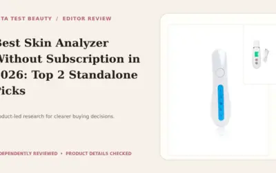 Skin Analyzers Without Monthly Subscriptions We Recommend for 2026