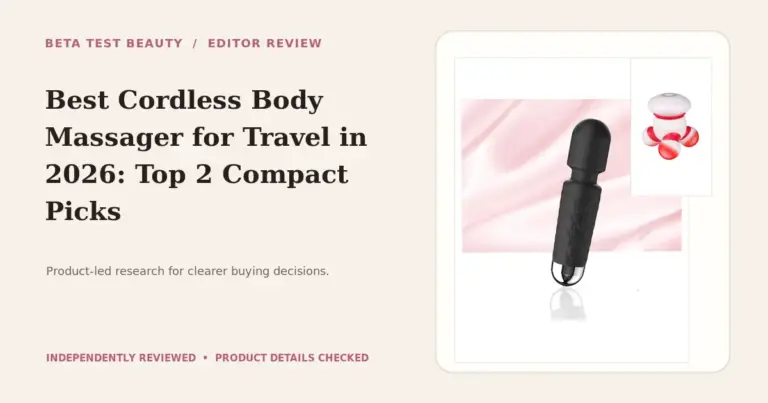 Best Cordless Body Massager for Travel in 2026: Top 2 Compact Picks