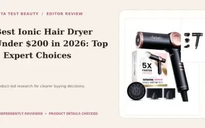 Ionic Hair Dryers Under $200 We Recommend for Smooth Blowouts in 2026