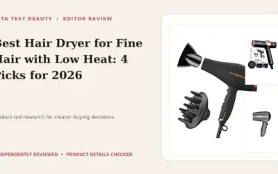 Hair Dryers We Recommend for Fine Hair and Low Heat in 2026