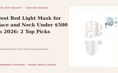 Red Light Face and Neck Masks We Recommend Under $500 for 2026