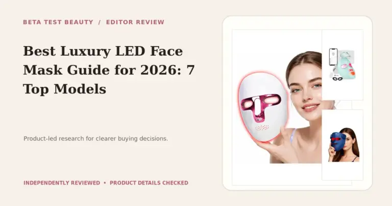 7 Best Luxury LED Face Mask Choices for September 2026