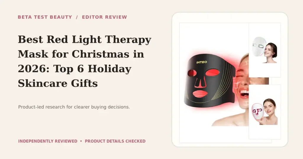 Red Light Face Masks Worth Gifting for the Holidays in 2026