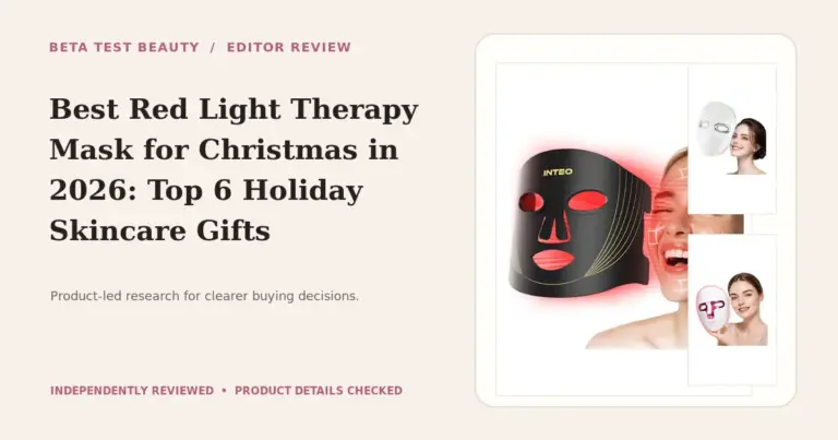Best Red Light Therapy Mask for Christmas in 2026: Top 6 Festive Skincare Picks